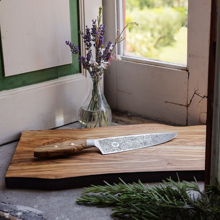 Cuchillo chef de Edición Especial Wüsthof marcado y afilado a láser