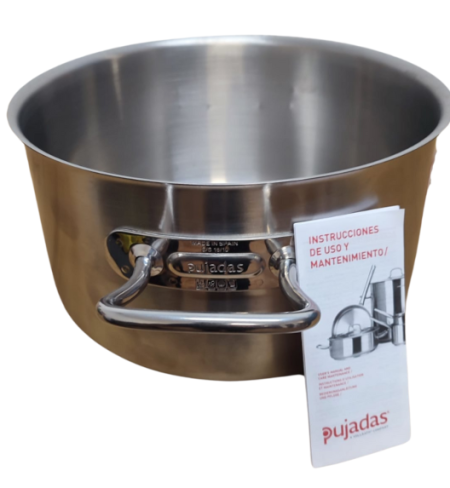 Cacerola alta pujadas de acero inox